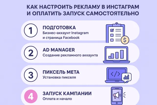 Как настроить рекламу в Инстаграм и оплатить запуск самостоятельно